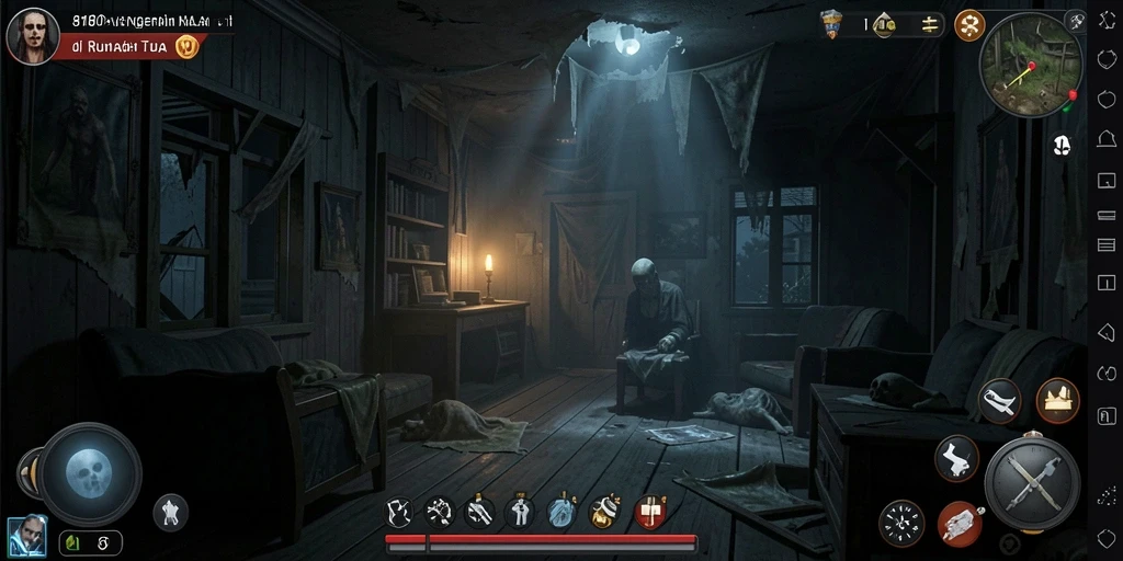 Screenshot menampilkan gameplay menyeramkan di 8180.