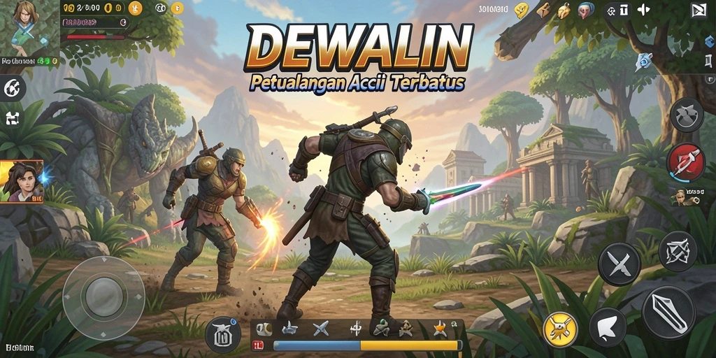 Menampilkan momen menegangkan di gameplay DEWALIN.