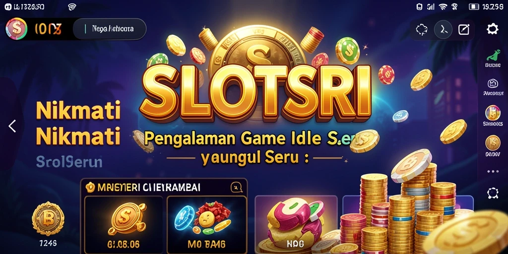 Tampilan gameplay SLOTSRI yang menarik dan penuh warna.