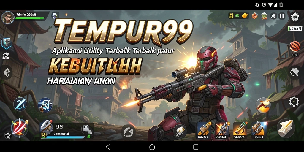 Tampilan antarmuka TEMPUR99 yang interaktif dan mudah digunakan.