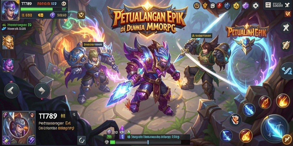Tampilan gameplay menakjubkan dari TT789 dalam dunia MMORPG.