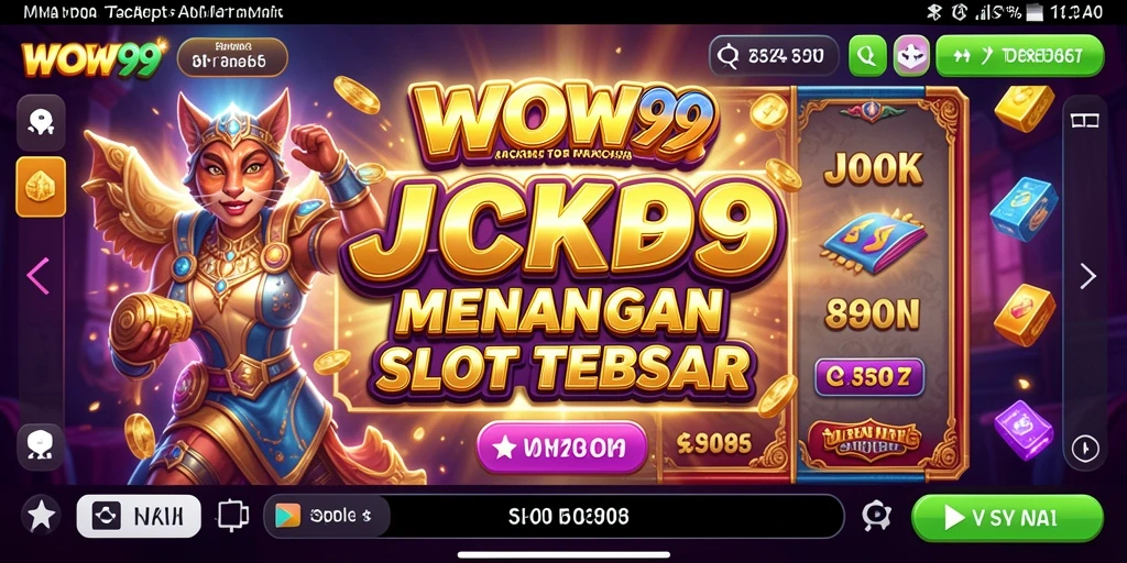 Tampilan gameplay yang seru dan menegangkan dari Slot WOW99.
